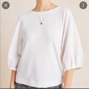 ANTHROPOLOGIE  Maeve White Balloon Sleeve Blouse
Anthropologie
Size: XS